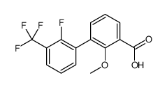 3-[2-fluoro-3-(trifluoromethyl)phenyl]-2-methoxybenzoic acid结构式