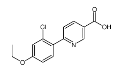 6-(2-chloro-4-ethoxyphenyl)pyridine-3-carboxylic acid Structure