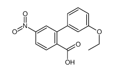 2-(3-ethoxyphenyl)-4-nitrobenzoic acid结构式