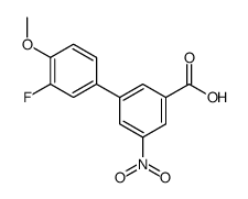3-(3-fluoro-4-methoxyphenyl)-5-nitrobenzoic acid Structure