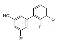 3-bromo-5-(2-fluoro-3-methoxyphenyl)phenol Structure