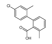 2-(4-chloro-2-methylphenyl)-6-methylbenzoic acid Structure