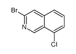 3-Bromo-8-chloroisoquinoline structure