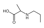 (2S)-2-(propylamino)propanoic acid Structure