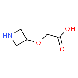 2-(氮杂环丁烷-3-基氧基)乙酸结构式