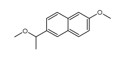 2-methoxy-6-(1-methoxyethyl)naphthalene Structure