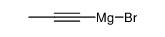 magnesium,prop-1-yne,bromide Structure