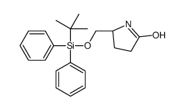 (2S)-2-[[[(1,1-DIMETHYLETHYL)DIPHENYLSILYL]OXY]METHYL]-5-OXO-1-PYRROLIDINE Structure