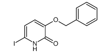 3-(benzyloxy)-6-iodopyridin-2(1H)-one Structure