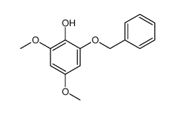 2-(benzyloxy)-4,6-dimethoxyphenol结构式