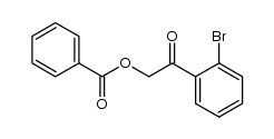 α-(benzoyloxy)-o-bromoacetophenone Structure