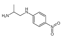 1-N-(4-nitrophenyl)propane-1,2-diamine结构式