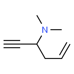 5-Hexen-1-yn-3-amine,N,N-dimethyl-(9CI)结构式