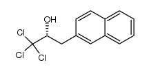 (R)-1,1,1-trichloro-3-(naphthalen-2-yl)propan-2-ol结构式