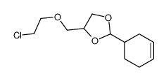 4-(2-chloroethoxymethyl)-2-cyclohex-3-en-1-yl-1,3-dioxolane Structure