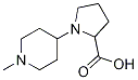 1-(1-Methylpiperidin-4-yl)pyrrolidine-2-carboxylic acid Structure