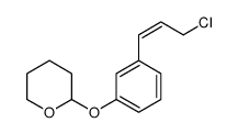 2-[3-(3-chloroprop-1-enyl)phenoxy]oxane Structure