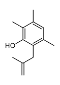 2,3,5-trimethyl-6-(2-methylprop-2-enyl)phenol Structure