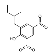2-(2-methylbutyl)-4,6-dinitrophenol Structure