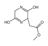 2-Piperazineaceticacid,3,6-dioxo-,methylester,(R)-(9CI)结构式