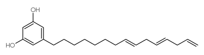 5-(8,11,14-pentadecatrienyl)resorcinol structure