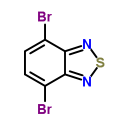 4,7-二溴-2,1,3-苯并噻二唑结构式