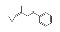 (2-cyclopropylidenepropyl)(phenyl)sulfane Structure