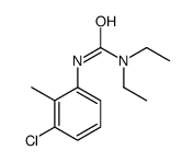 3-(3-chloro-2-methylphenyl)-1,1-diethylurea结构式