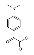 Benzeneacetyl chloride, 4-(dimethylamino)-alpha-oxo- (9CI)结构式