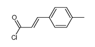 3-(4-METHYLPHENYL)-2-PROPENOYLHLORIDE结构式