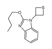 2-butoxy-1-(thietan-3-yl)benzimidazole Structure