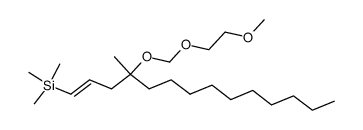 methoxyethoxymethyl ether of 4-methyl-1-trimethylsilyl-1-tetradecen-4-ol结构式