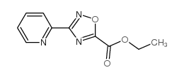 3-(吡啶-2-基)-1,2,4-噁二唑-5-羧酸乙酯结构式