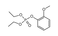 O,O-diethyl O-2-methoxyphenyl phosphate Structure