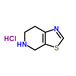 4,5,6,7-四氢噻唑并[5,4-c]吡啶盐酸盐结构式