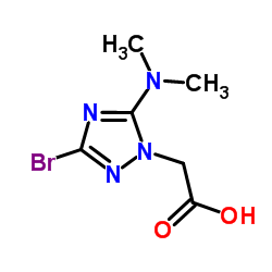 [3-Bromo-5-(dimethylamino)-1H-1,2,4-triazol-1-yl]acetic acid picture