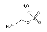 sulfuric acid monoethyl ester, holmium-salt结构式
