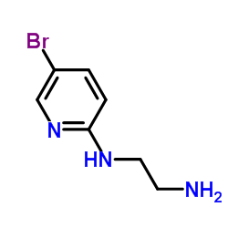 N1-(5-Bromopyrid-2-yl)ethane-1,2-diamine结构式