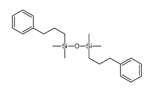 [dimethyl(3-phenylpropyl)silyl]oxy-dimethyl-(3-phenylpropyl)silane Structure