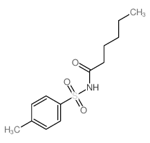Hexanamide,N-[(4-methylphenyl)sulfonyl]- structure
