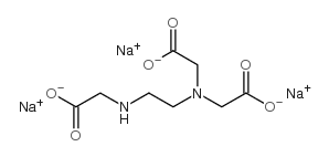 Glycine, N-(carboxymethyl)-N-2-(carboxymethyl)aminoethyl-, trisodium salt picture
