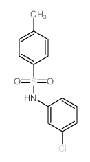 Benzenesulfonamide, N-(3-chlorophenyl)-4-methyl-图片