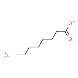 octanoic acid, copper salt结构式
