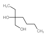 2-ethylhexane-1,2-diol结构式
