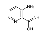 3-Pyridazinecarboxamide,4-amino-(8CI) Structure