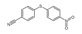 4-cyanophenyl (4'-nitrophenyl) sulfide结构式