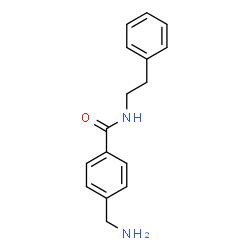 4-(Aminomethyl)-N-(2-phenylethyl)benzamide结构式