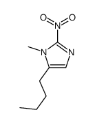 5-Butyl-1-methyl-2-nitro-1H-imidazole结构式