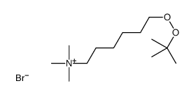 6-tert-butylperoxyhexyl(trimethyl)azanium,bromide Structure