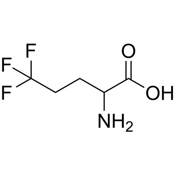 Norvaline, 5,5,5-trifluoro- structure